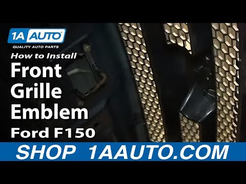 How To Install replace Front Grille Emblem 2004-09 Ford F150