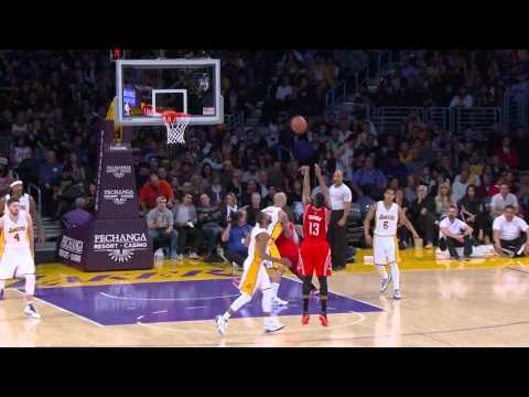 Video: James Harden Scores 37 Points in Win Against Lakers
