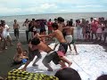Oil wrestling!