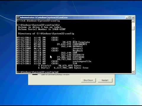 how to rebuild windows 7 registry