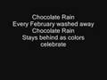 Tay Zonday - Chocolate rain LYRICS