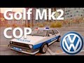 Volkswagen Golf Mk2 Policija para GTA San Andreas vídeo 1