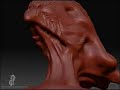 Alien concept sculpt [Time lapse]