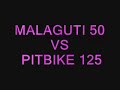 Cavasassi malaguti 50 vs pit bike 125 impennate..130kmh...