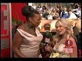 kristin being interviewed by star jones at the s.a.g. awards.
