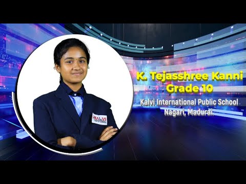 Kalvi Talks | Season 4 | K. Tejasshree Kanni - Grade 10 | Indian Army's Courage & Sacrifice