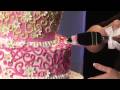 Three-Tier Whimsical Wedding Cake Design : How to Cut Wedding Cake
