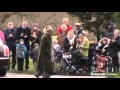 Prince Philip walks to New Year's Day church service