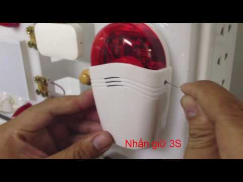 Kết nối chuông báo động SGS với STK