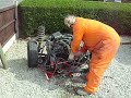 Golf TDi engine running on deck