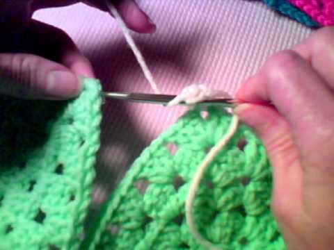 how to fasten granny squares
