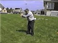 Big Jim tries to hit a golf ball - so funny!