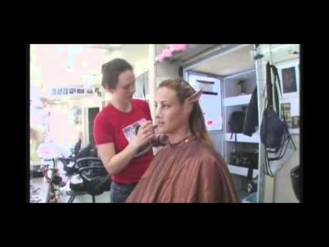 Centaur - BTS From Narnia - Lion Witch Wardrobe Doco - Creating a Centaur. And My, Vanessa Cater, Test Make up & Armour in there!