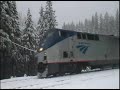 Flanger plows ahead of Amtrak#6