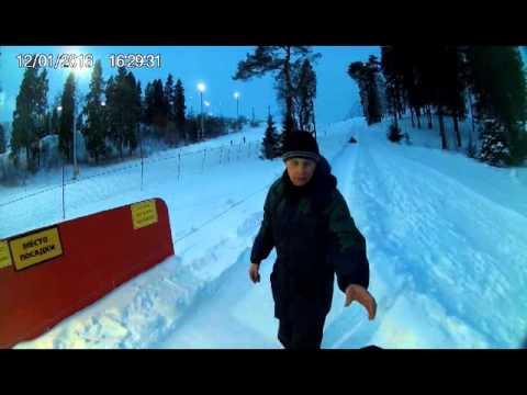 Спуск на тюбинге в Сорочанах