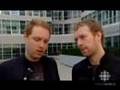 chris martin and jonny buckland of coldplay
