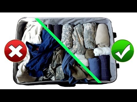how to pack clothes for a camping trip