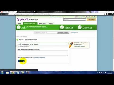 how to ask on yahoo