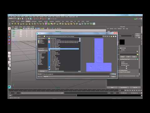 how to apply normal map in maya