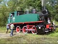 Parowóz TKh 05353 próba na gor?co z Inspektorem TDT. Parowóz TKh 05353 próba na gor?co z Inspektorem TDT.