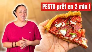 Cette TARTE estivale va vous ÉPOUSTOUFLER ! Pesto maison en 2 min, tomates rôties & chèvre frais