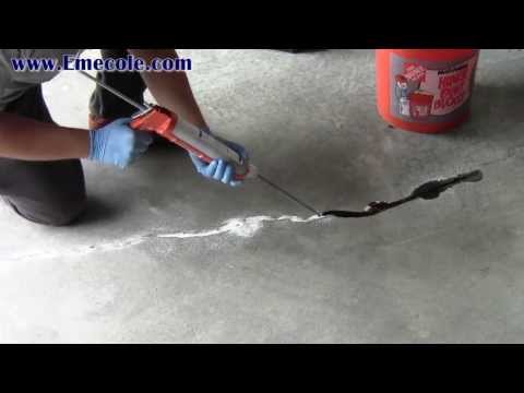 how to repair cracked concrete