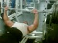 big moe bench pressing