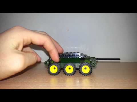 Видео как сделать лего танк видео