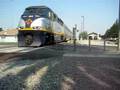 Departure of Amtrak #715 with CDTX #2012 and engineer Barbra