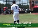 walter bishop: sidearming left-handed pitcher.  also showcasing skills at bat and first base.