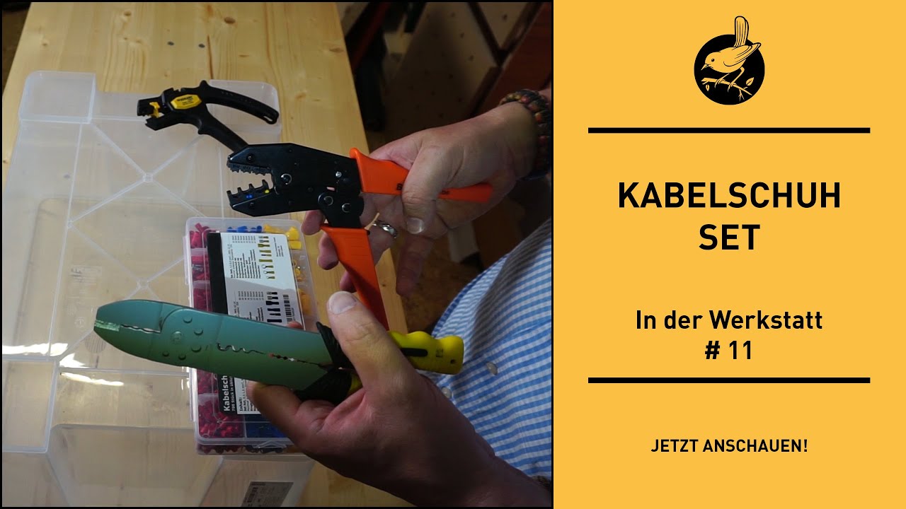 Werkstatt-Tool: Kabelschuhe & Crimpzange