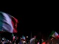 Italy World cup celebrations \"We are the Champions\" Rome