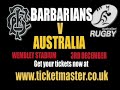 barbarians v australia - international rugby union returns to wembley stadium wednesday 3rd december 2008, kick-off 19:45 rugby union returns to wembley for the first time in nine years as the barbarians take on australia, giving 90000 fans the chance to see world-class rugby in action. jake white and eddie jones who guided south africa to world cup glory in 2007 will coach the baa-baas and the following barbarian players have been confirmed: bryan habana (sa), richie mccaw (nz), schalk ...