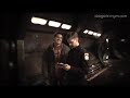 Eli and Sgt. Riley race a couple of Kinos through a corridor. SGU: Beyond the Episodes