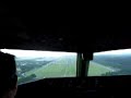 Flight to Singapore - Cockpit view - Landing