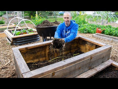 video-linktoworks-How to Fill a DEEP Raised Bed CHEAP and EASY, Backyard...