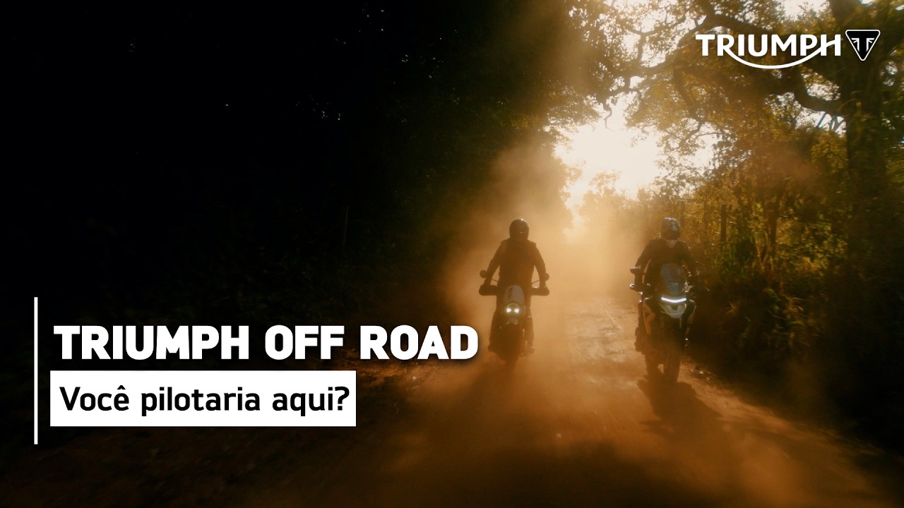 Manobra arriscada no Off Road com a Scrambler 400 XC e a TIGER 1200 Desert