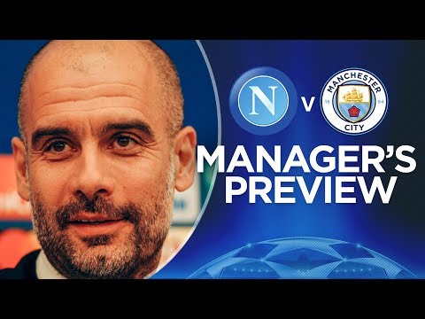 Video: PEP GUARDIOLA AND DAVID SILVA FULL PRESS CONFERENCE | Napoli v Man City