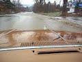 Flooded road part I Flooded road part I
