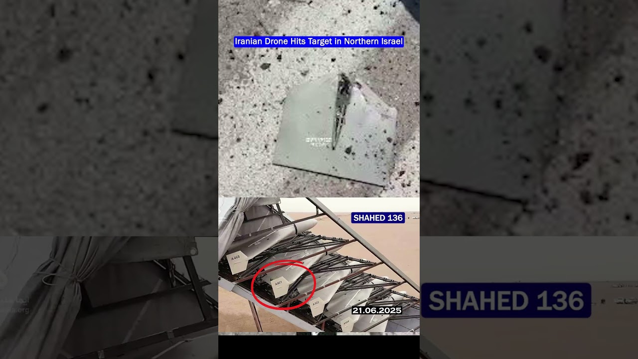 Iranian Shahed-136 Hits Target in Northern Israel