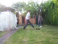 neb getting taken down by a ball neb getting taken down by a ball