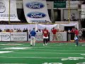 Field goal contest at arena football game