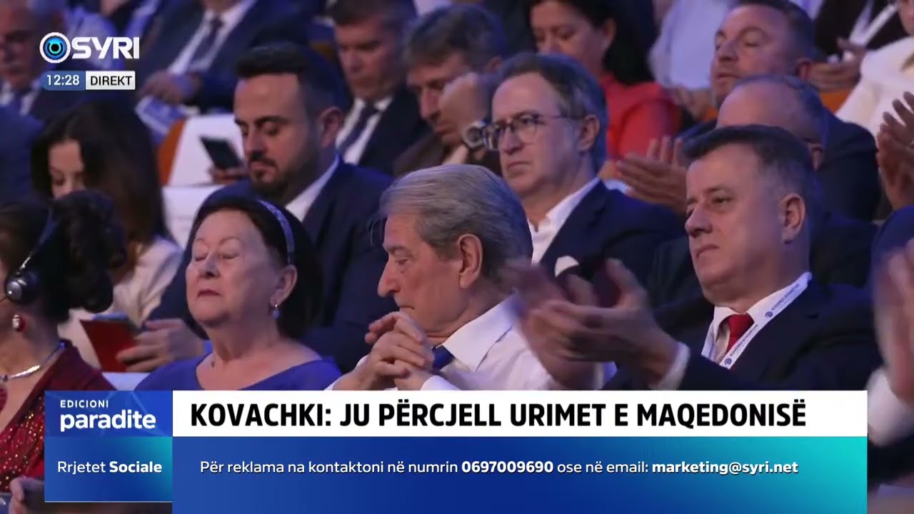 Deputeti i VMRO-DPMNE-së flet shqip në Kuvendin e PD-së në Tiranë: Përshëndetje historike dhe mbështetje për demokratët 