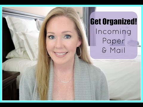 how to organize mail