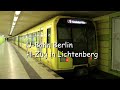 U-Bahn Berlin H-Zug in Lichtenberg U5 [HD]
