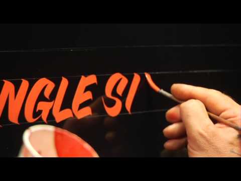 Single Stroke Lettering Demo by Glen Weisgerber