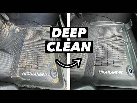 filthy toyota highlander deep clean  auto detailing