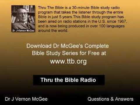 Dr J Vernon McGee Q&A - 1 Samual ...
