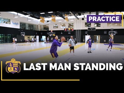 Video: Lakers Practice: Last Man Standing