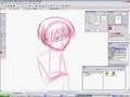 Sketching in Manga Studio EX (Hiyoshi fanart)